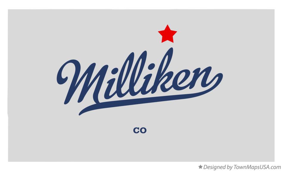 Map of Milliken Colorado CO
