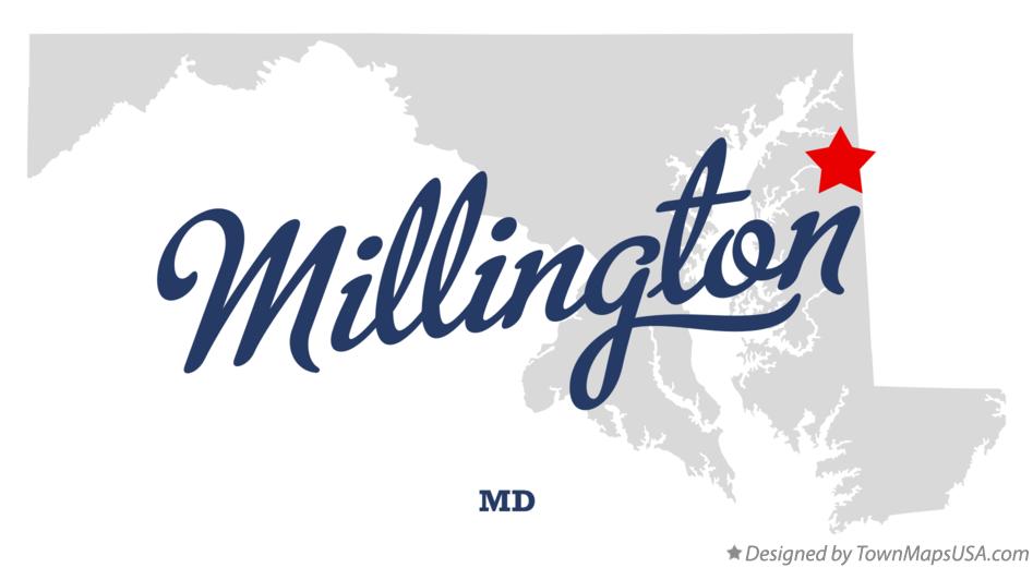 Map of Millington Maryland MD