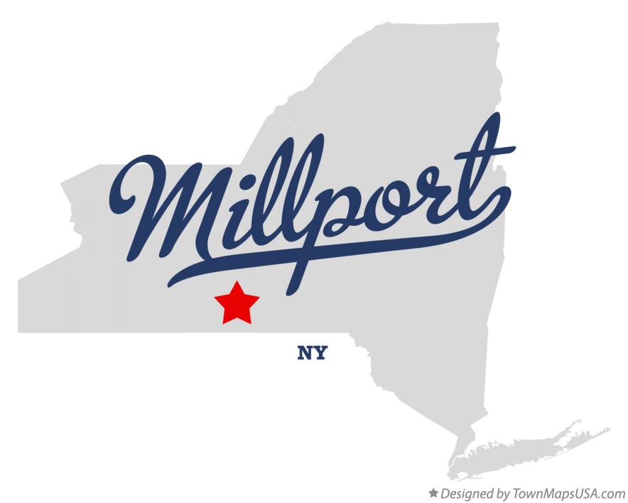 Map of Millport New York NY