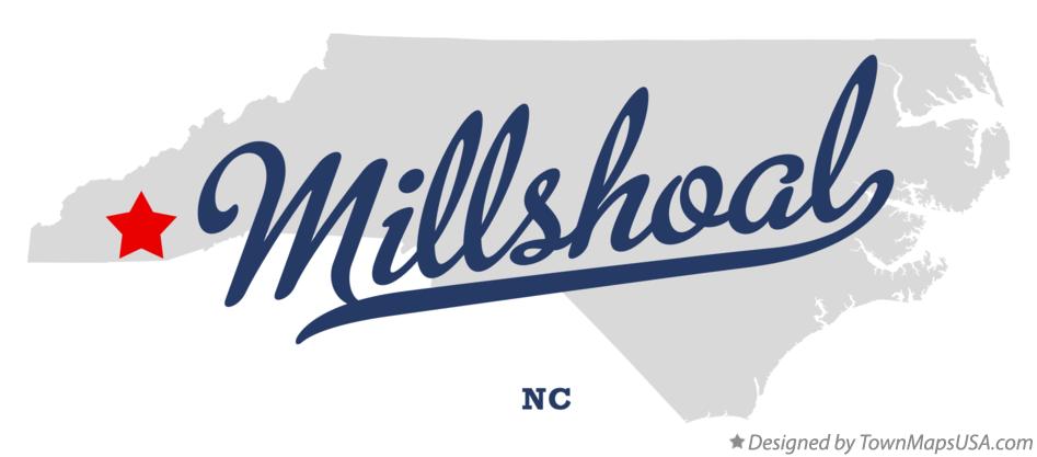 Map of Millshoal North Carolina NC