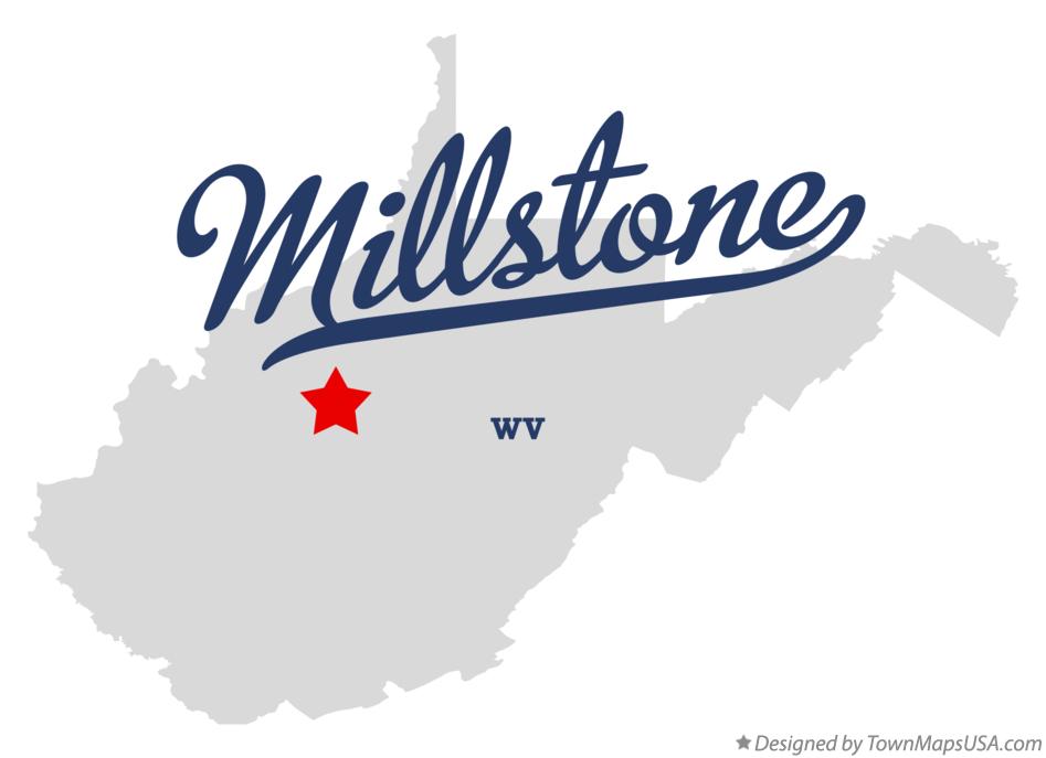 Map of Millstone West Virginia WV