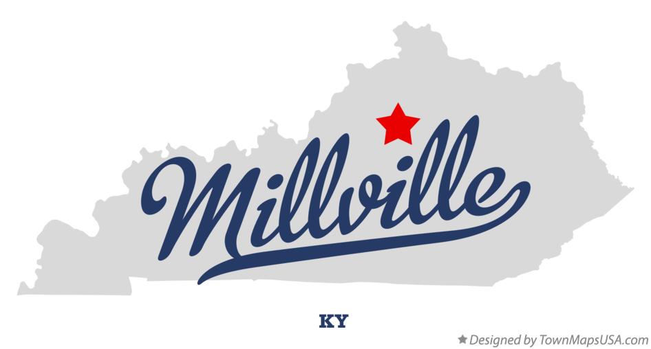 Map of Millville Kentucky KY