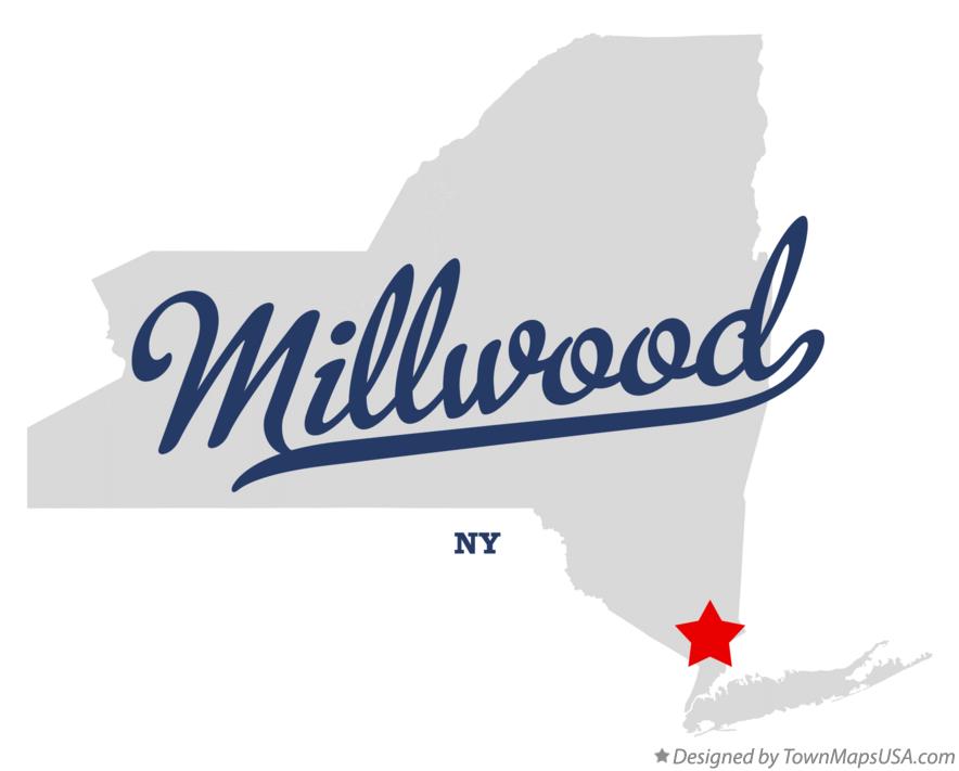 Map of Millwood New York NY
