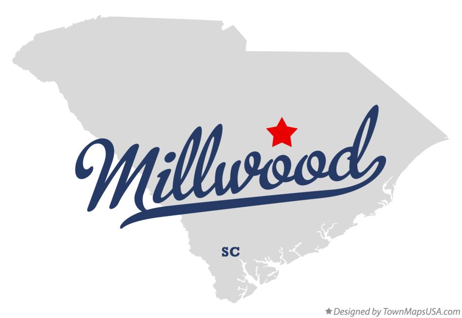 Map of Millwood South Carolina SC