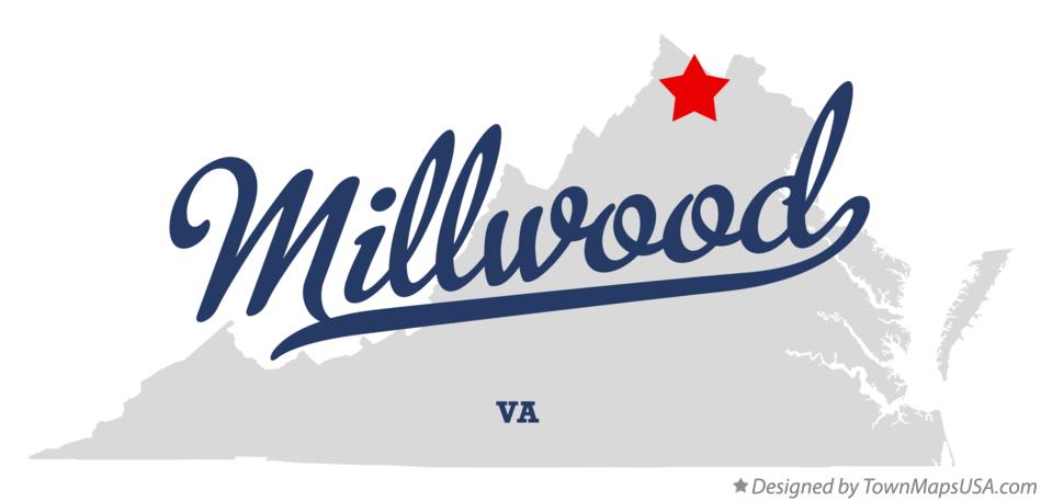 Map of Millwood Virginia VA