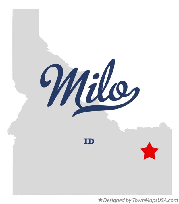 Map of Milo Idaho ID