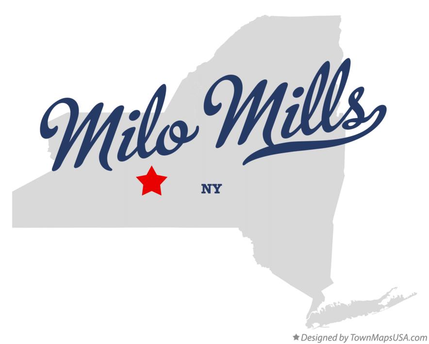 Map of Milo Mills New York NY