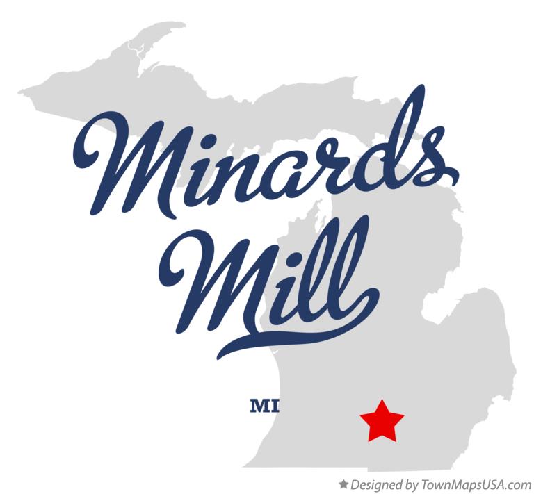 Map of Minards Mill Michigan MI