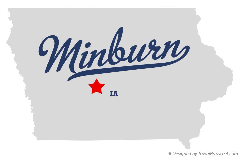 Map of Minburn Iowa IA