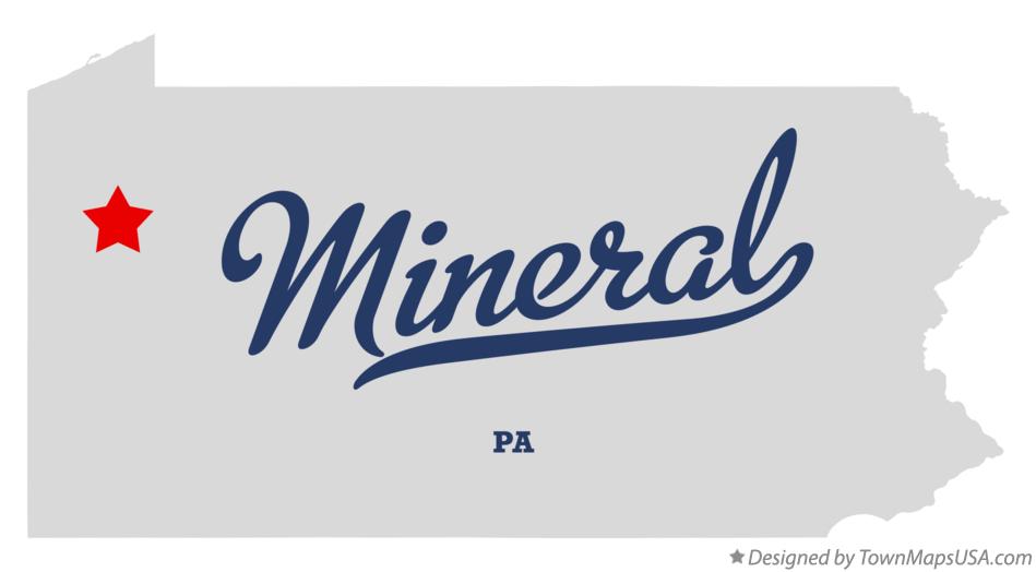 Map of Mineral Pennsylvania PA