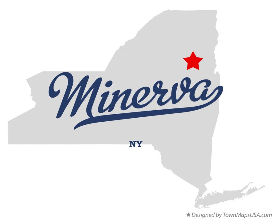 Map of Minerva New York NY