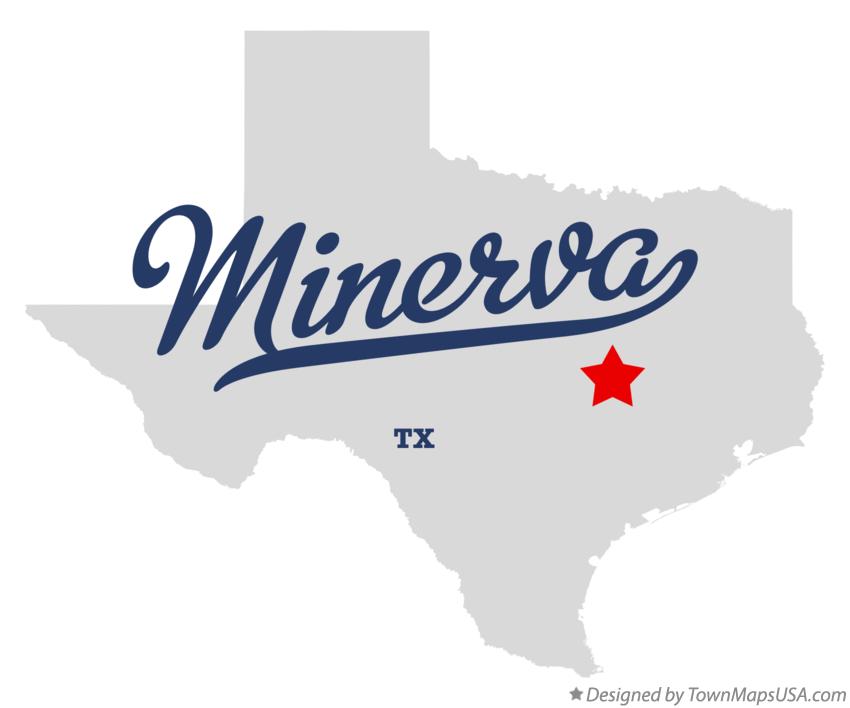 Map of Minerva Texas TX
