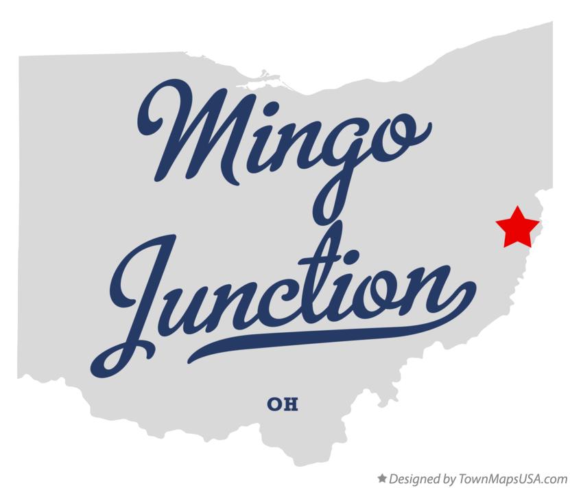 Map of Mingo Junction Ohio OH