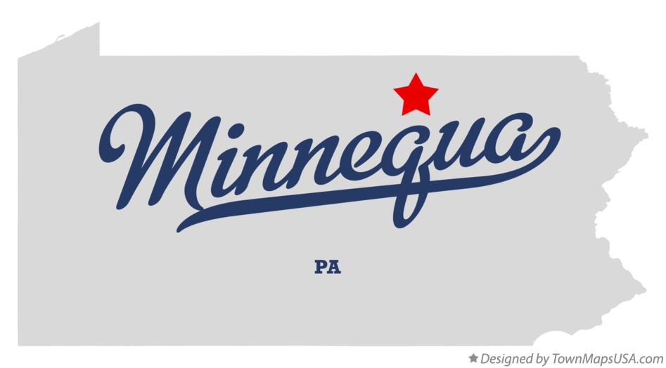 Map of Minnequa Pennsylvania PA