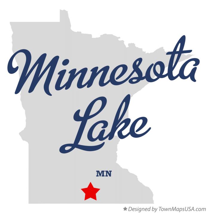 Map of Minnesota Lake Minnesota MN