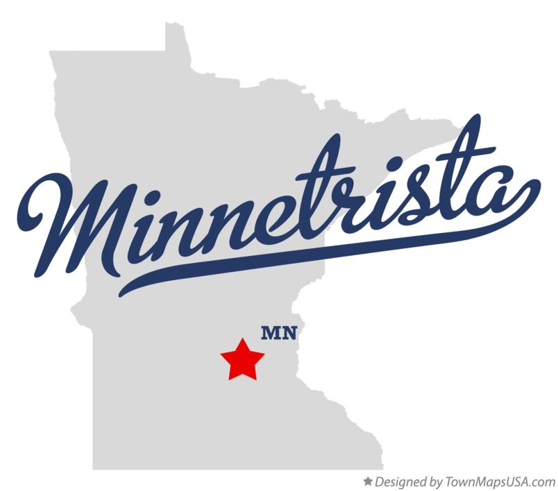 Map of Minnetrista Minnesota MN