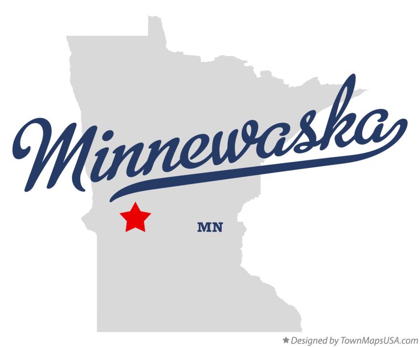 Map of Minnewaska Minnesota MN