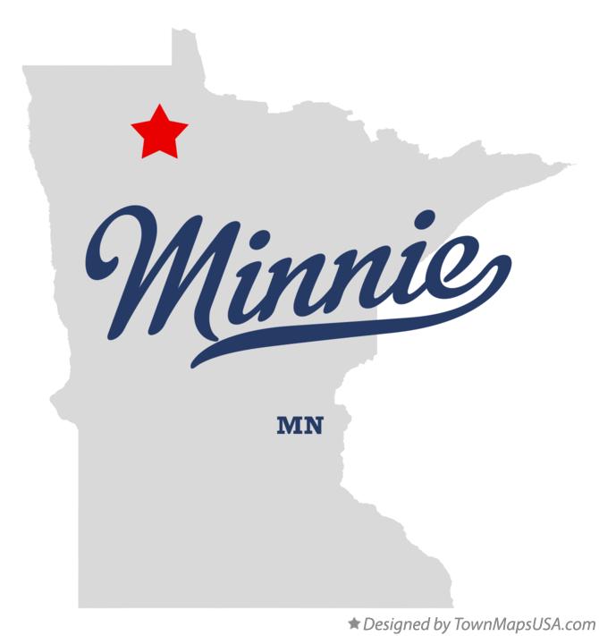 Map of Minnie Minnesota MN