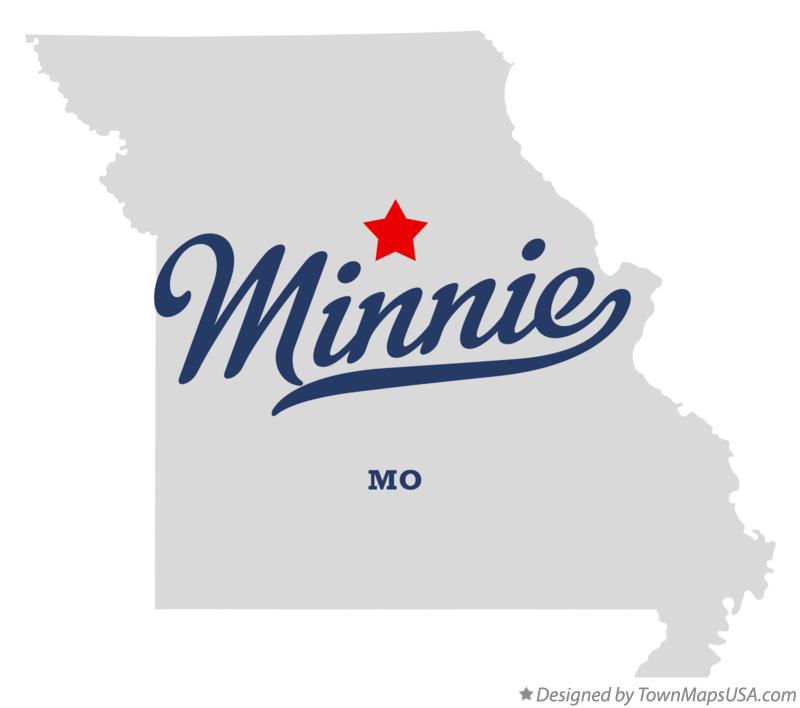 Map of Minnie Missouri MO
