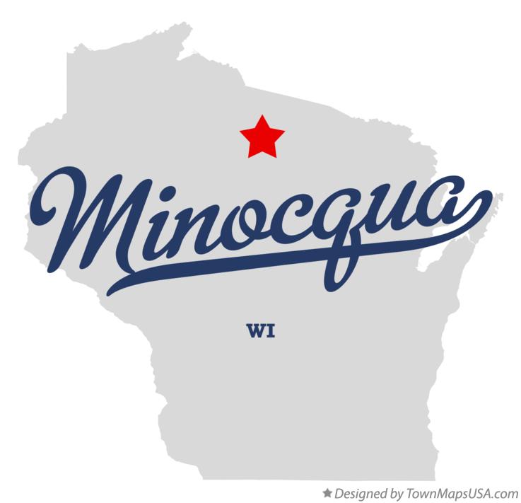 Map of Minocqua Wisconsin WI