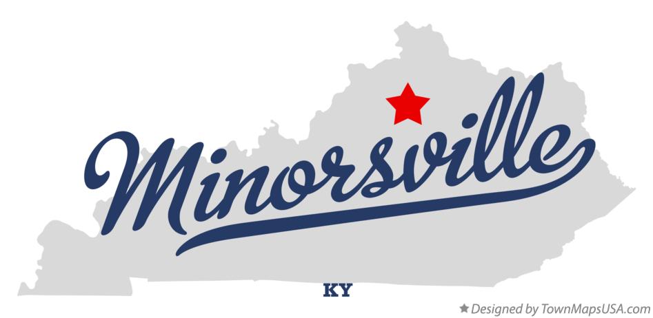 Map of Minorsville Kentucky KY