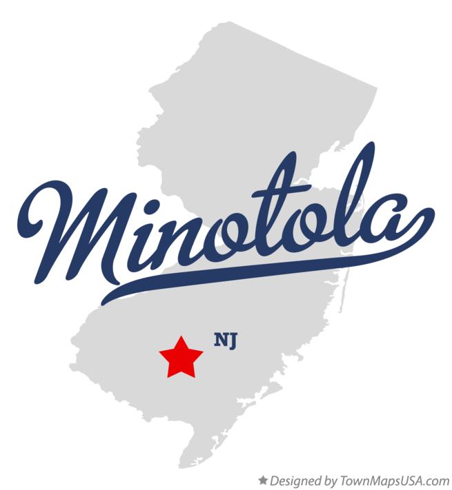 Map of Minotola New Jersey NJ