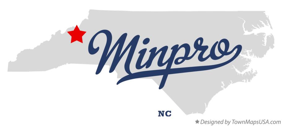 Map of Minpro North Carolina NC