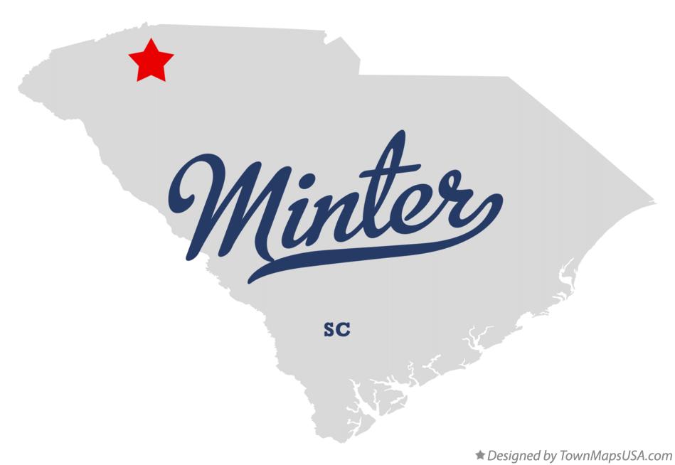 Map of Minter South Carolina SC