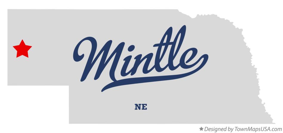 Map of Mintle Nebraska NE