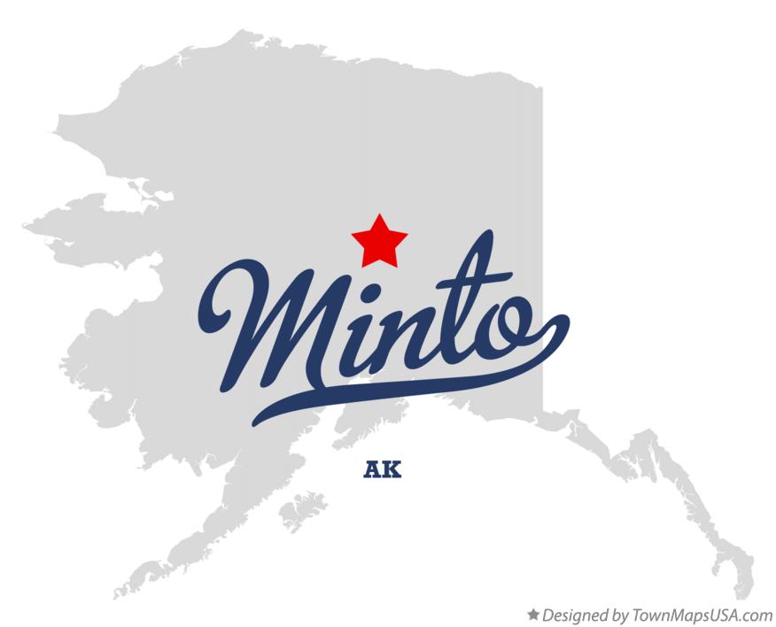 Map of Minto Alaska AK