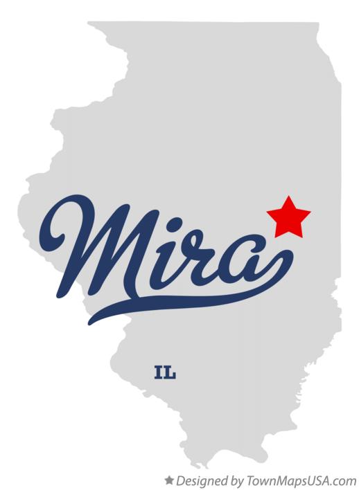 Map of Mira Illinois IL