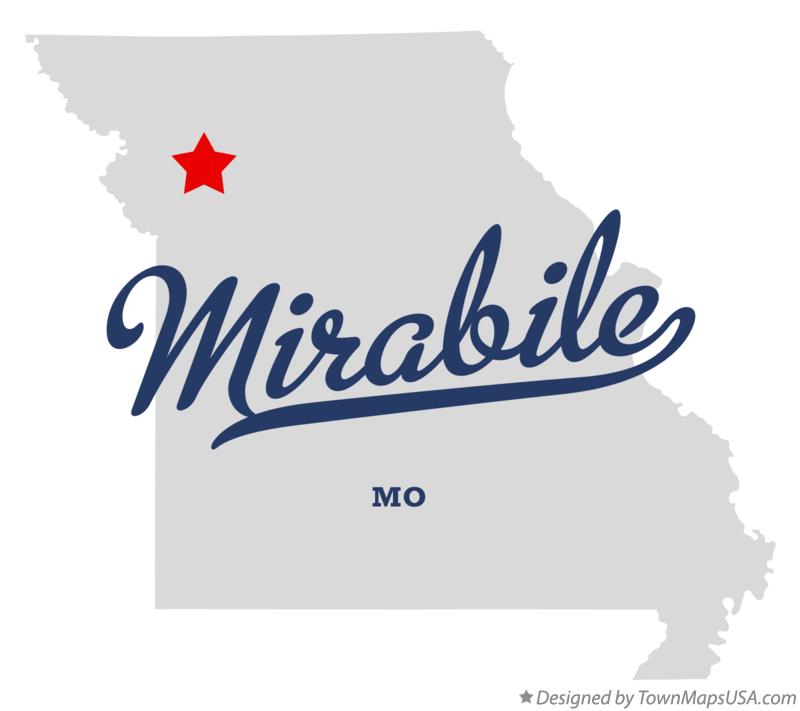 Map of Mirabile Missouri MO