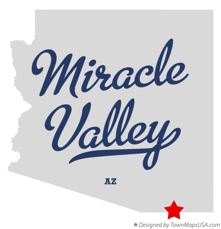 Map of Miracle Valley Arizona AZ