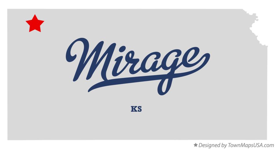 Map of Mirage Kansas KS