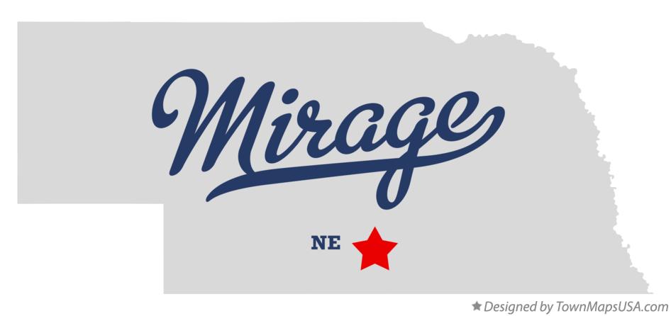 Map of Mirage Nebraska NE