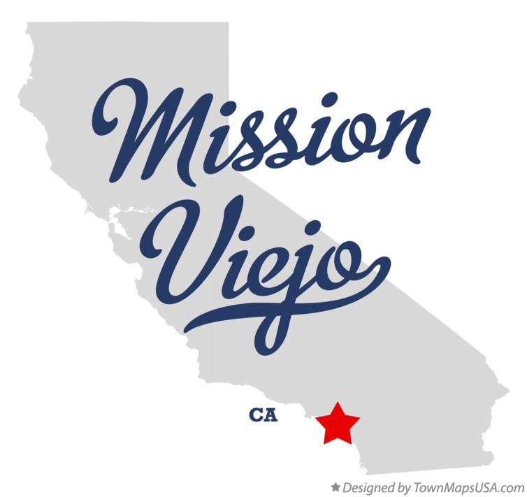 Map of Mission Viejo California CA