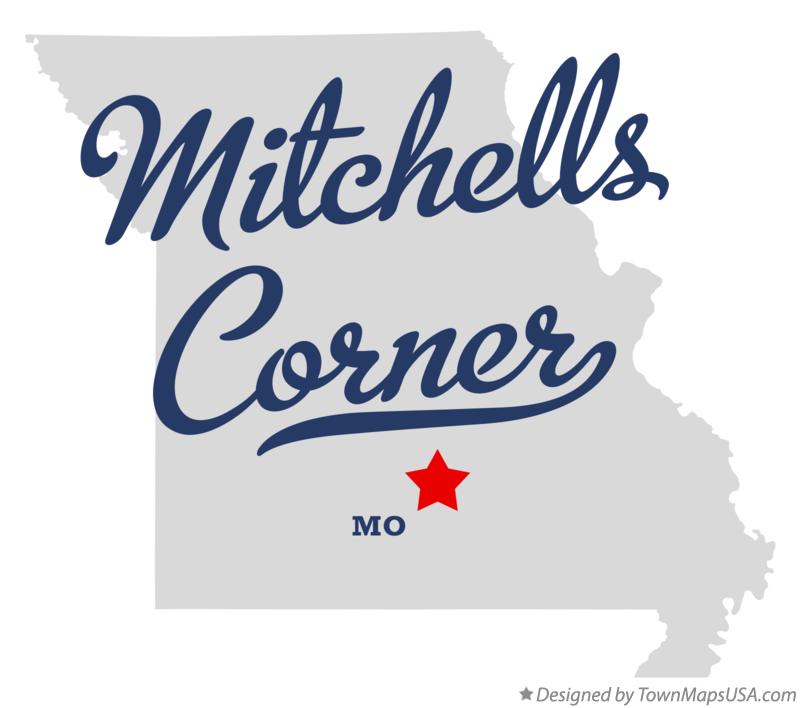 Map of Mitchells Corner Missouri MO