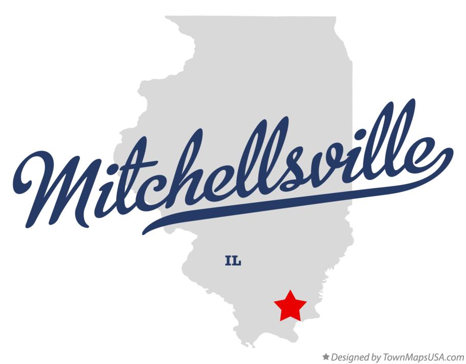 Map of Mitchellsville Illinois IL