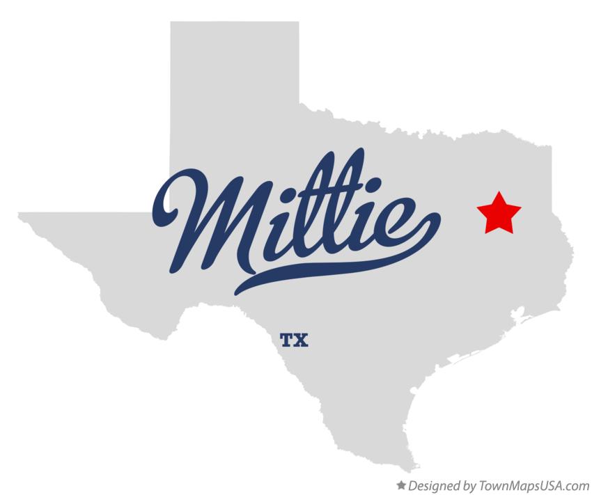 Map of Mittie Texas TX