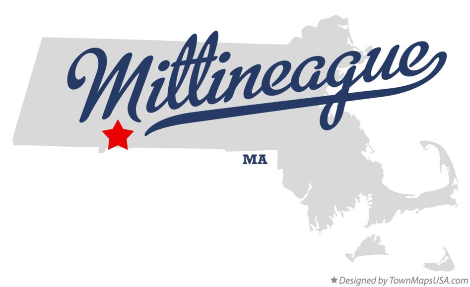 Map of Mittineague Massachusetts MA