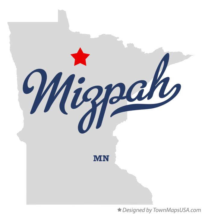Map of Mizpah Minnesota MN