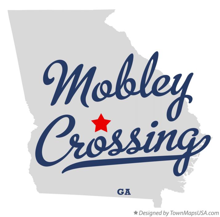 Map of Mobley Crossing Georgia GA