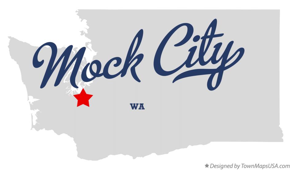 Map of Mock City Washington WA