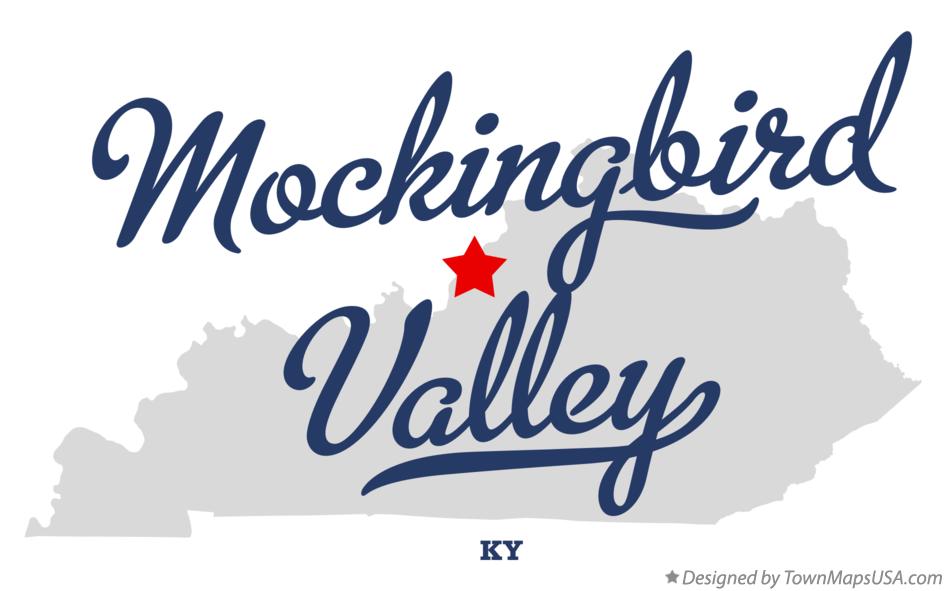 Map of Mockingbird Valley Kentucky KY