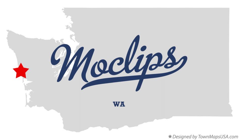 Map of Moclips Washington WA