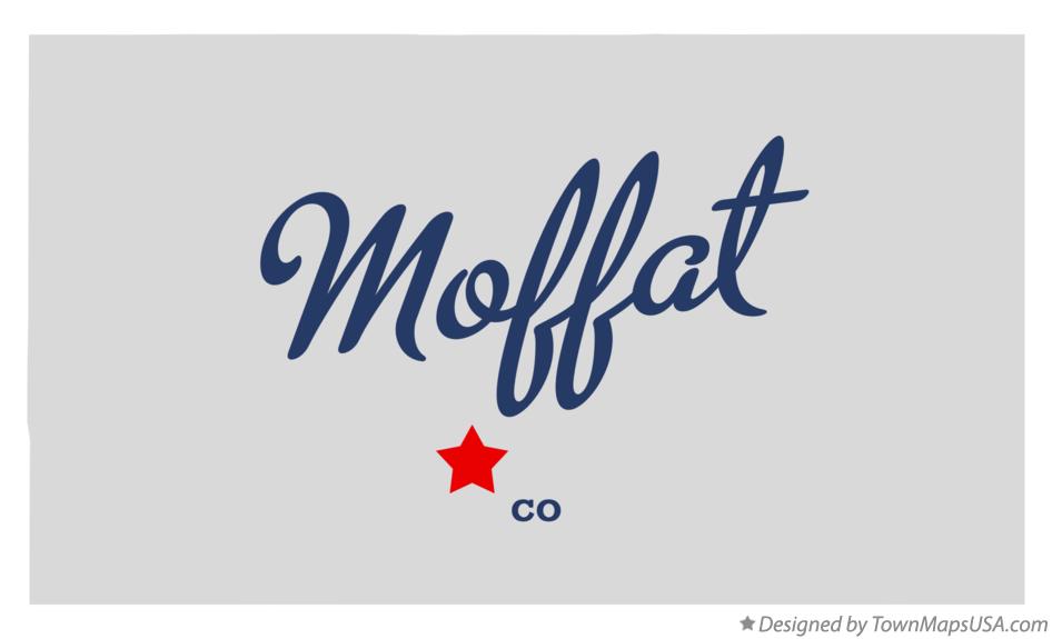 Map of Moffat Colorado CO