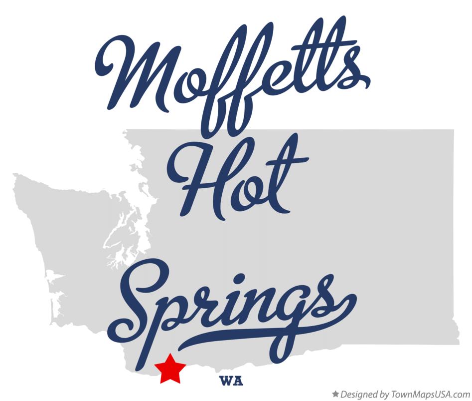 Map of Moffetts Hot Springs Washington WA