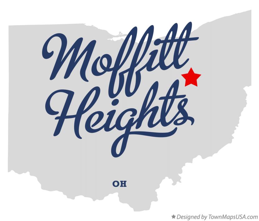 Map of Moffitt Heights Ohio OH
