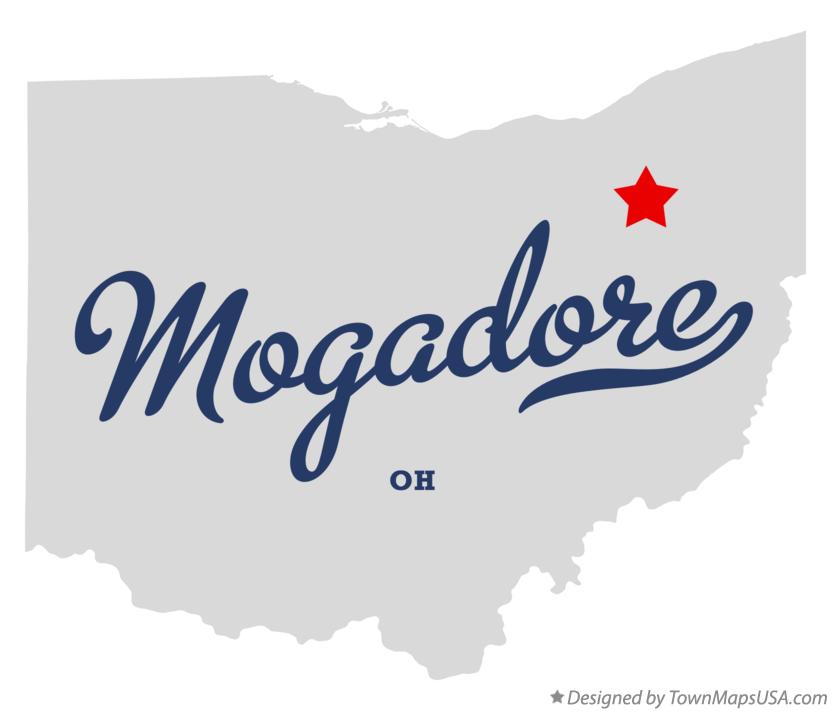 Map of Mogadore Ohio OH