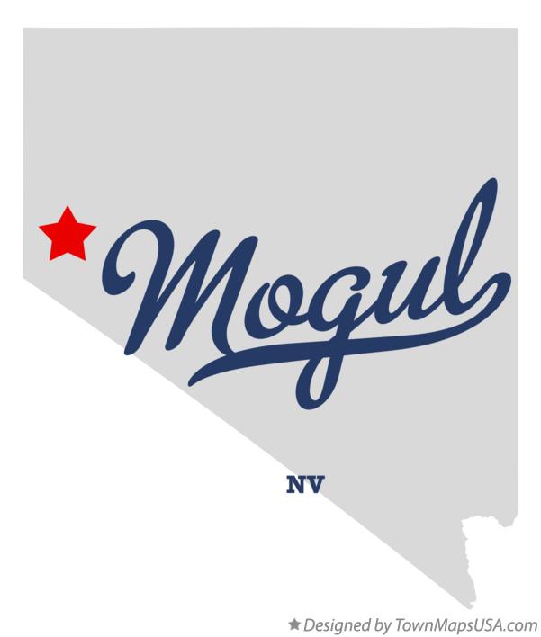 Map of Mogul Nevada NV